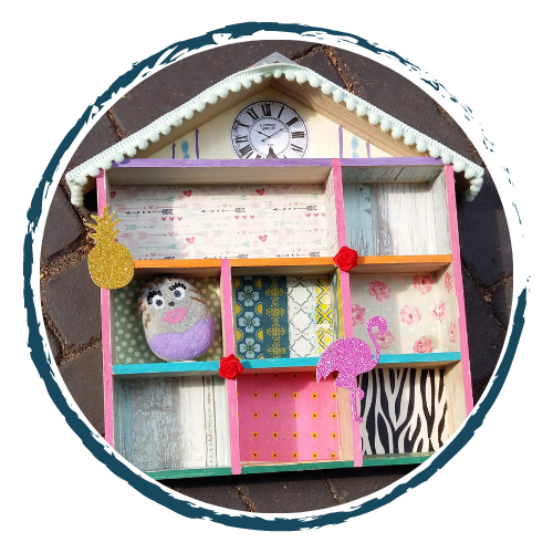 kinderfeest Letterhuisje knutselen