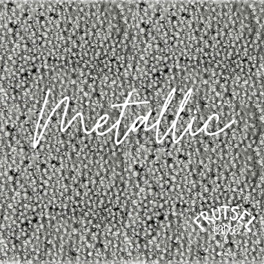 foam clay metallic zilver