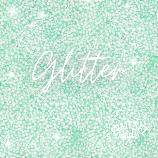 foam clay mint groen glitter