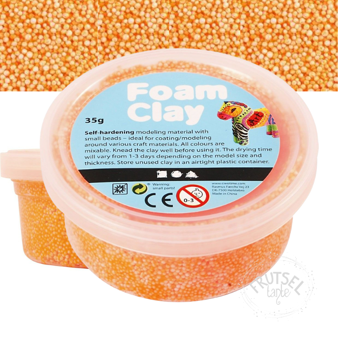 Foam Clay oranje 35 gram