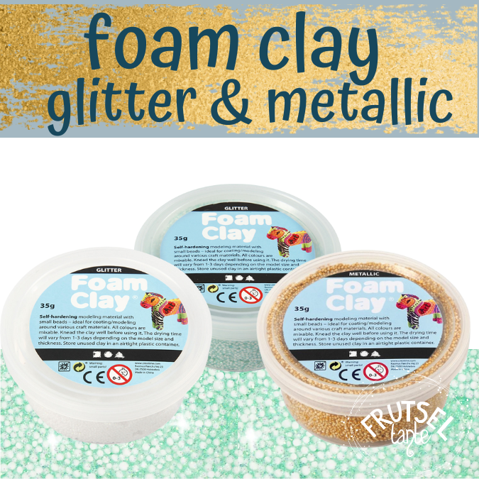 Foam Clay lentekleuren 6x 14 gr