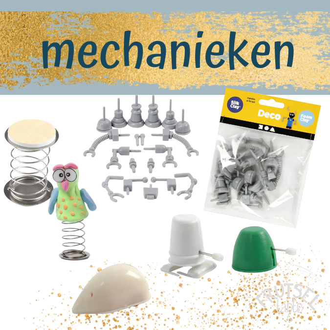 groen dopje met wieltjes (mechaniek dansen)