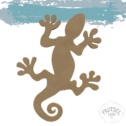 MDF gecko 26 cm, Gomille