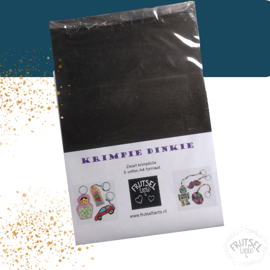 krimpie dinkie krimpfolie zwart