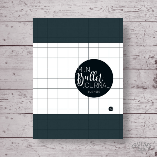 MUS Bullet Journal zakelijk, softcover, 120 grams off white pagina's met lichtgrijze stippen, 240 pagina's