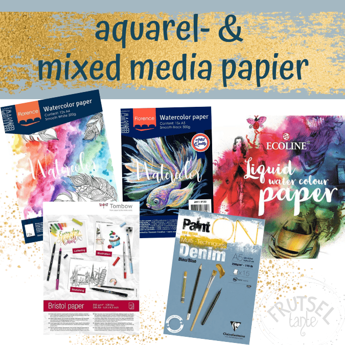 A4 wit Florence aquarelpapier glad 300 gram 10 vel