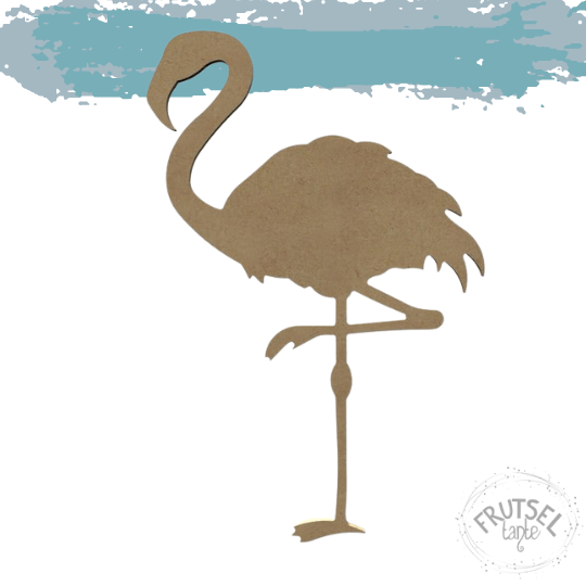 MDF Flamingo one leg