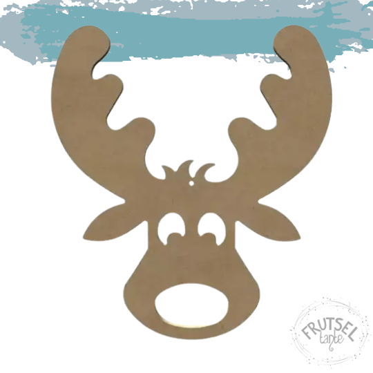 MDF Reindeer eland kerst hert