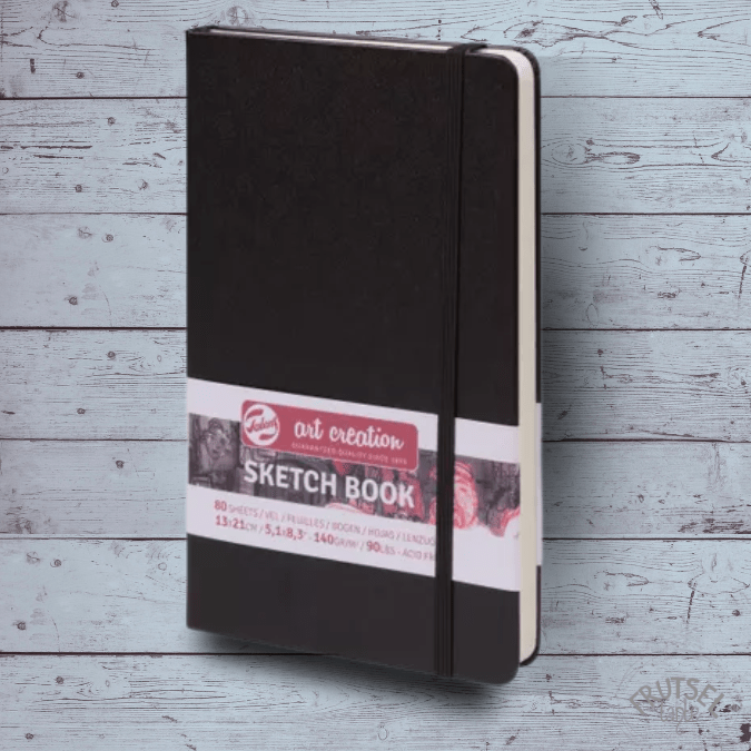 Sketchbook 13 x 21 zwart sketchbook Talens zwart 13 x 21 cm