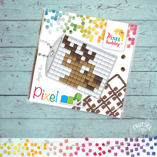 pixelhobby sleutelhanger christmas reindeer artikelnummer 23056