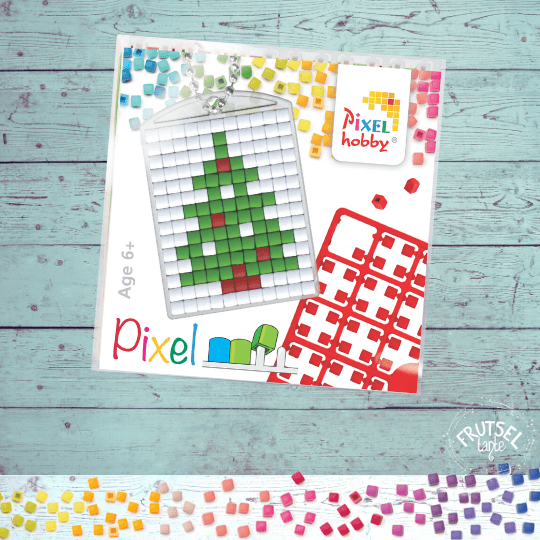 pixelhobby sleutelhanger christmas tree artikelnummer 23052