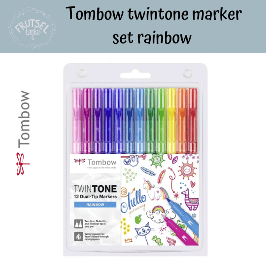 Tombow twintone Dual-Tip Markers regenboog