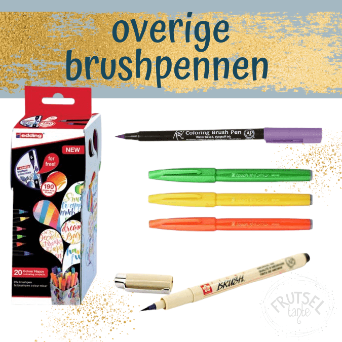 Brushpen Pentel Touch  12 stk basiskleuren