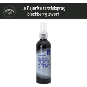 La Pajarita textielspray blackberry black