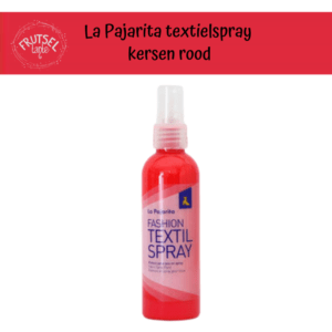 La Pajarita textielspray cherry red