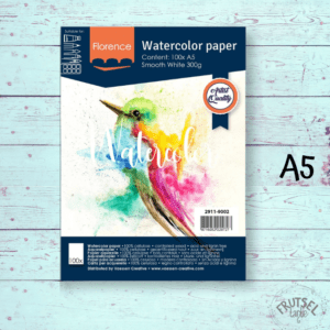 Watercolor paper Florence A5 wit