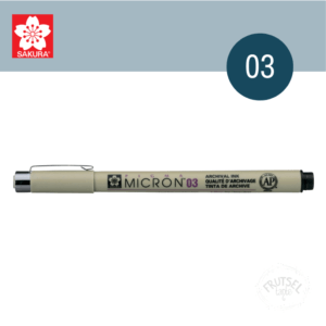 Micron pen black 03