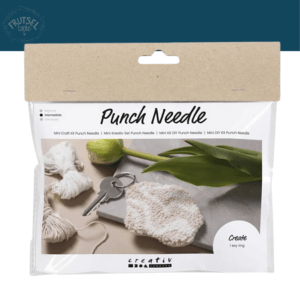 DIY setje hanger van punch needle