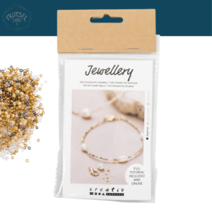 DIY set met zoetwaterparels armband en ketting