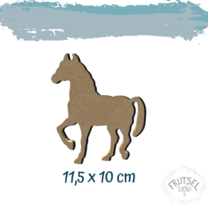2D klein houtenpaard
