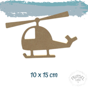 2D houten vliegende helikopter