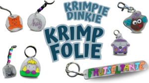 voorbeelden Krimpie Dinkie krimpfolie sleutelhangers blog