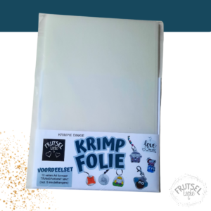 krimpie dinkie transparant mat (frosted) 5 vellen A4