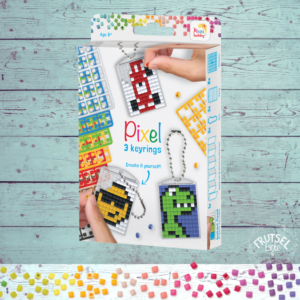 Sleutelhangerset voor 3 medaillons met 38 stoere patronen