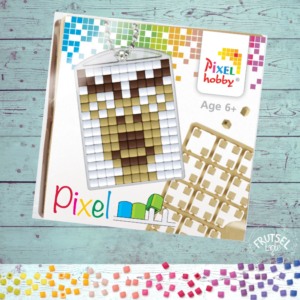 Pixelhobby sleutelhanger medaillon hert