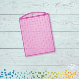 pixelhobby medaillon roze transparant Medaillon transparant roze voor pixelhobby
