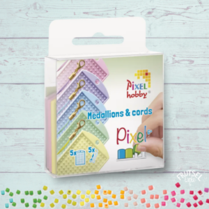 pixelhobby set medaillon en koordjes 22060 medaillon en koordjes set pixelhobby pastel 22060